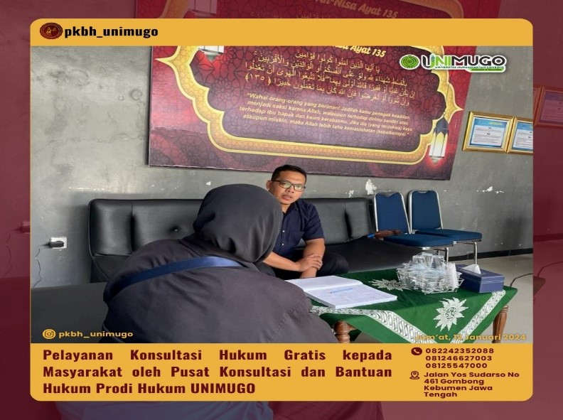 Pusat Konsultasi dan Bantuan Hukum Universitas Muhammadiyah Gombong