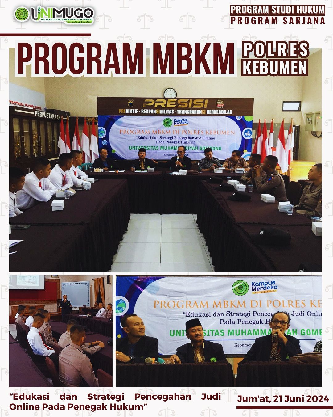Program Merdeka Belajar Kampus Merdeka (MBKM) Prodi Hukum UNIMUGO