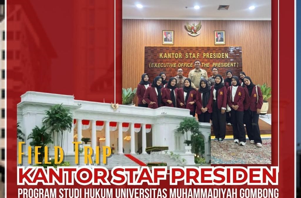 Mahasiswa Prodi Hukum UNIMUGO Melaksanakan Kunjungan Akademik ke Kantor Staf Presiden RI