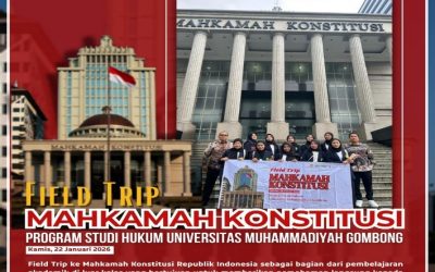 Field Trip ke Mahkamah Konstitusi : Penguatan Wawasan Ketatanegaraan Mahasiswa Prodi Hukum UNIMUGO.